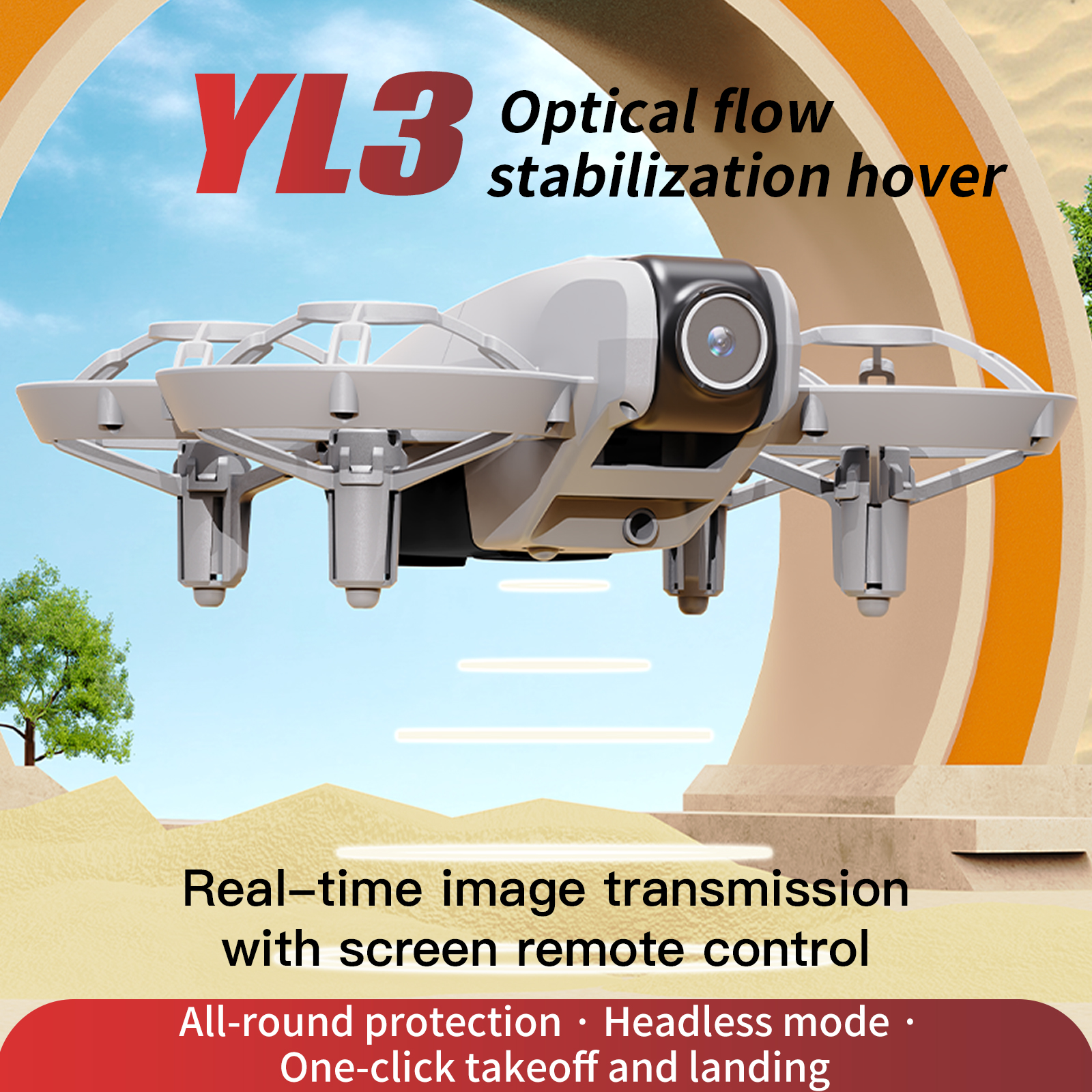 YL3 Remote-Controlled Drone wi - огляд і ціна Drone Cinematic