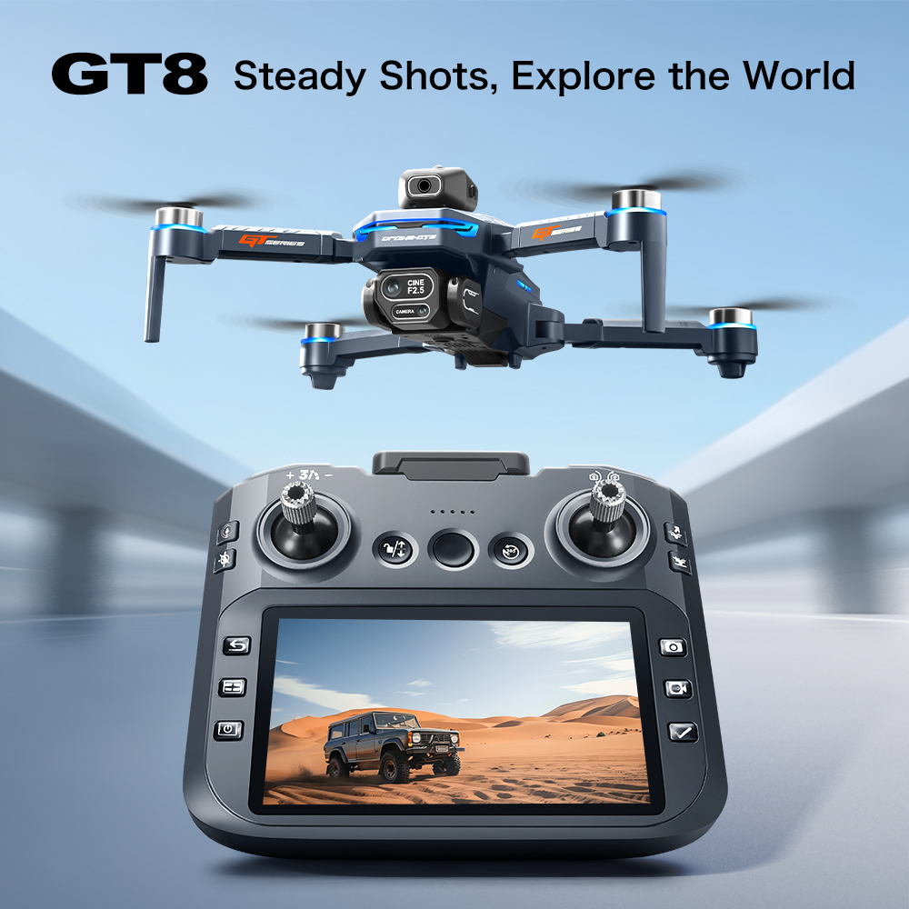 GT8 Obstacle Avoidance Aerial  - огляд і ціна Drone Lidar