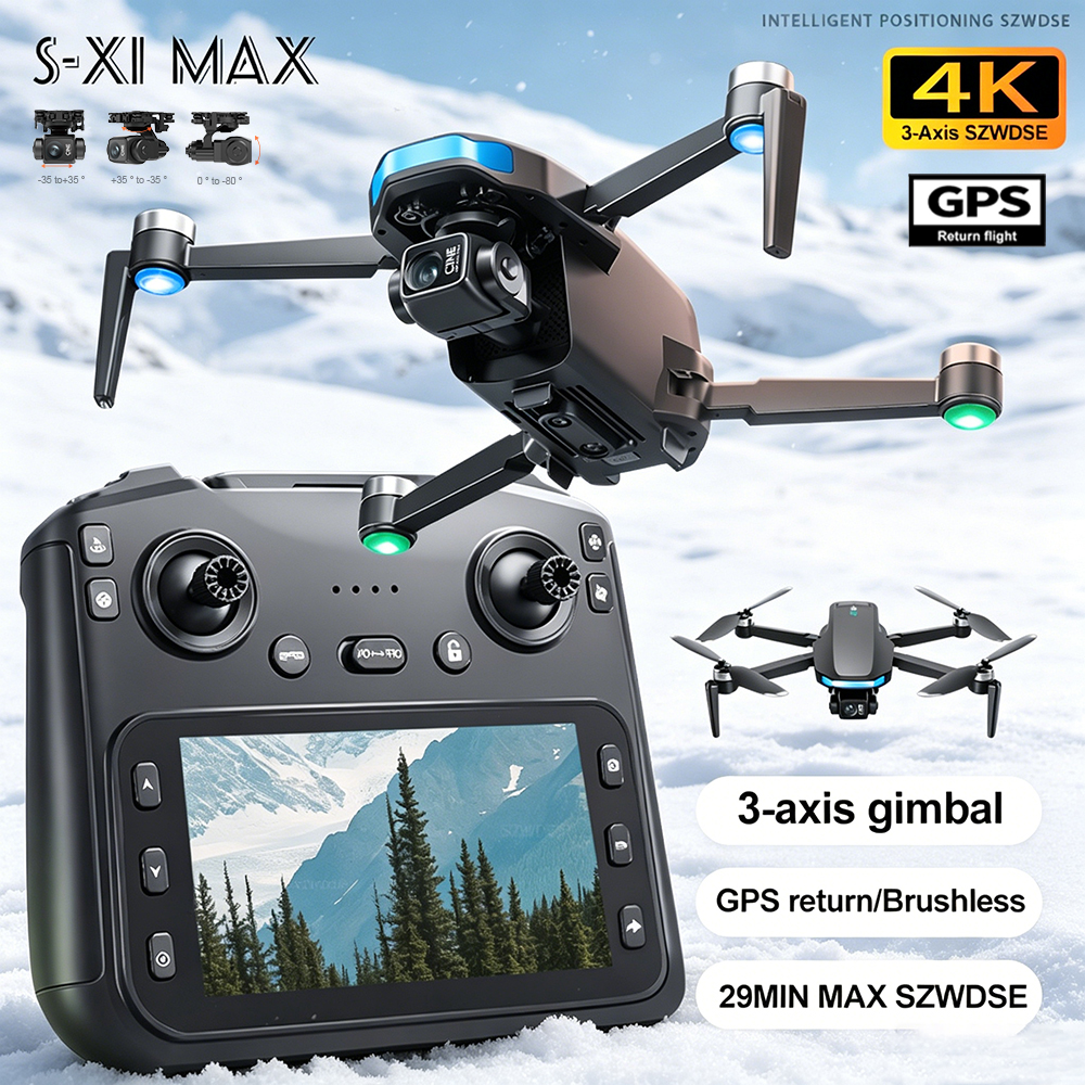 New S-X1 MAX Drone GPS 8K Prof - огляд і ціна Drone Aerial Photography